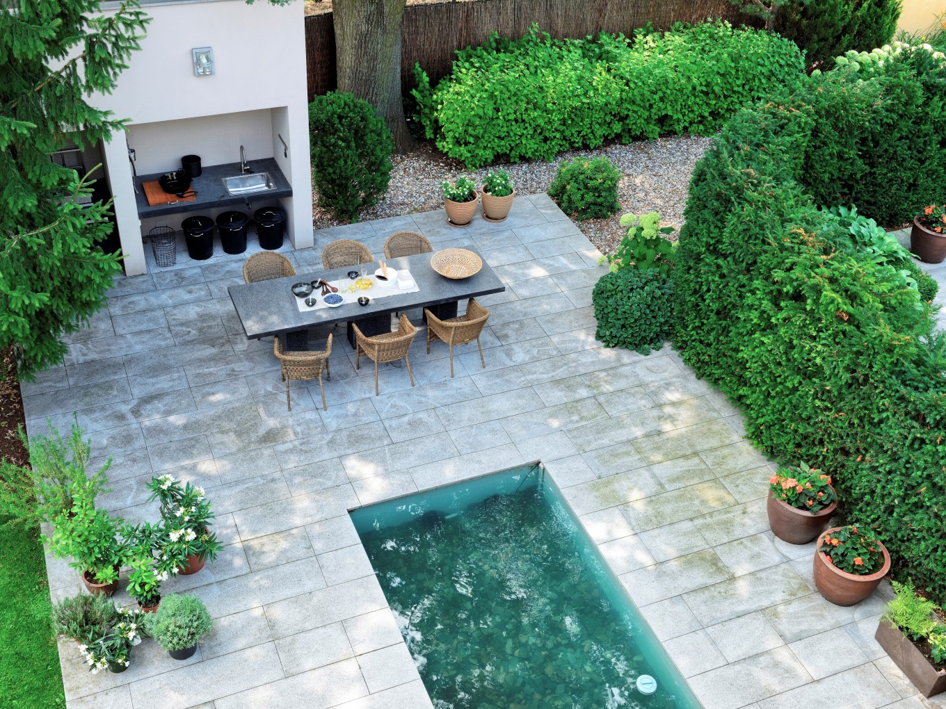 Projekty ogrodów - Ogród miejski :: JMSA - biuro architektoniczne, architekci Magdalena Ignaczak, Jacek Kunca