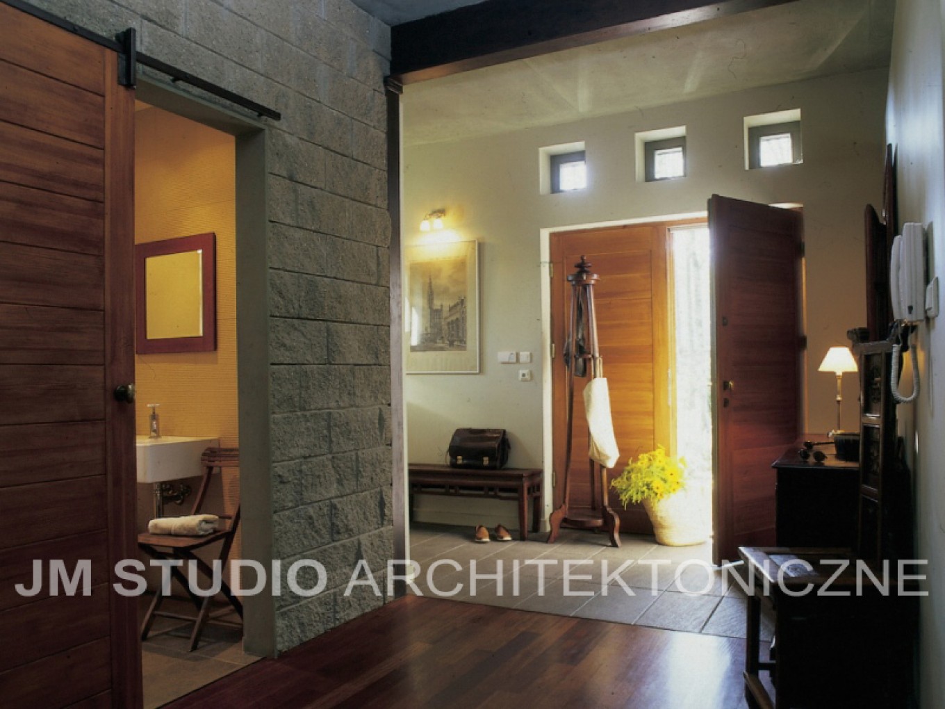 Projekt wnętrza domu w klimacie loftu :: JMSA - biuro architektoniczne, architekci Magdalena Ignaczak, Jacek Kunca