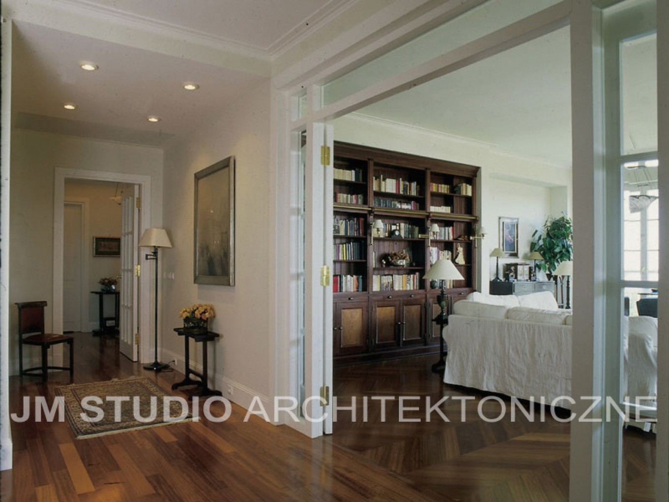 Projekt wnętrza apartamentu w Warszawie :: JMSA - biuro architektoniczne, architekci Magdalena Ignaczak, Jacek Kunca