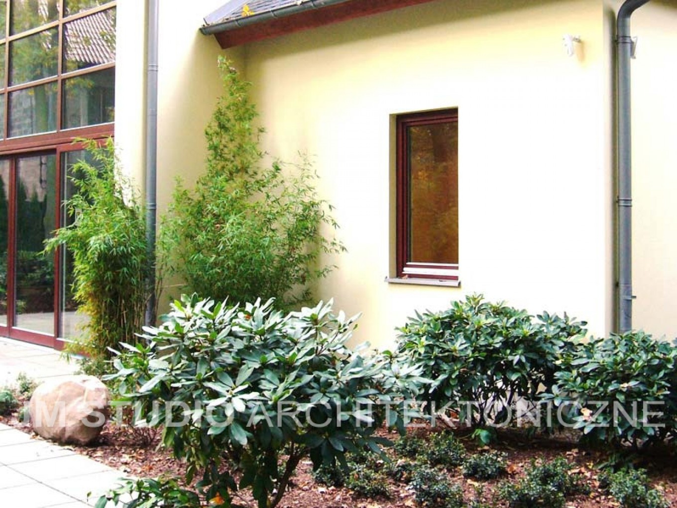 Projekty ogrodów - Ogród leśny między dębami :: JMSA - biuro architektoniczne, architekci Magdalena Ignaczak, Jacek Kunca