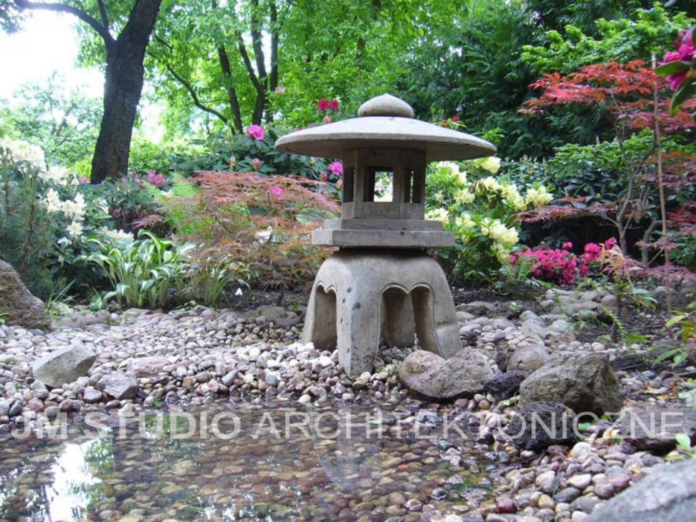 Projekty ogrodów - Ogród japoński :: JMSA - biuro architektoniczne, architekci Magdalena Ignaczak, Jacek Kunca